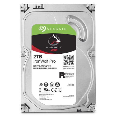 Hdd Seagate Ironwolf Pro 2Tb 3.5'' Sata 7200Rpm 128Mb Cache