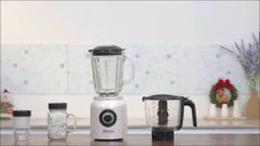  Review máy xay sinh tố Sunhouse Mama SHD5353W khi xay sinh tố, xay thịt 