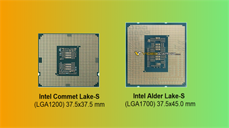 Những hình ảnh đầu tiên của CPU Intel Alder Lake-S thế hệ thứ 12 với thiết kế sử dụng socket LGA 1700