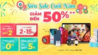 Cuối năm siêu sale linh đình, mua sắm thả ga nhận ngay ưu đãi đến 50% tại Trungtambaohanh.com, nhanh tay tậu ngay bạn nha