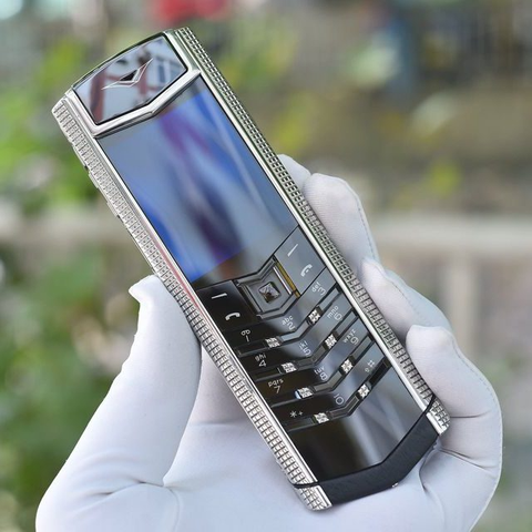 Điện Thoại Vertu Signature S Clous de Paris Sliver