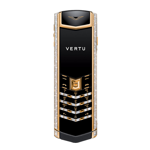 Điện Thoại Vertu Signature S Rose Gold Full Diamonds