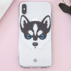  Ốp lưng iPhone X Nhựa dẻo in hình Simple JM Husky Pbag 