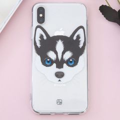  Ốp lưng iPhone X Nhựa dẻo in hình Simple JM Husky Pbag 