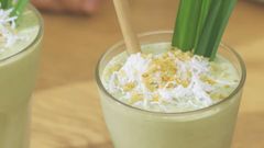  Cách làm sinh tố cốm cốt dừa béo ngậy cực thơm ngon ai thử cũng mê 