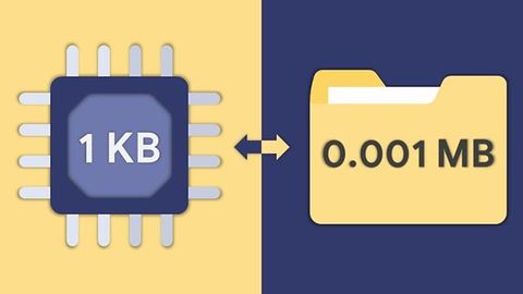 1 KB bằng bao nhiêu MB, GB, TB, Byte? Cách đổi 1 Kilobyte (KB)