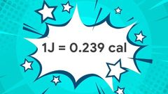  Jun là gì? 1 jun bằng bao nhiêu calo, kwh? 1J= cal 