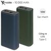 Pin sạc dự phòng Polymer 10.000mAh Type C PD QC3.0 Xmobile PowerSlim PJ JP213