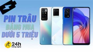 Chi dưới 5 triệu có liền điện thoại pin khủng 5000 mAh, tham khảo ngay những lựa chọn tốt nhất trong tầm giá tại Thế Giới Di Động