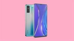  Một smartphone Realme lạ lộ ảnh render với thiết kế bóng bẩy, cụm 3 camera sau, có thể là thiết bị giá rẻ thuộc dòng C 