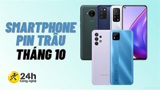 Gửi bạn TOP 5 smartphone sở hữu viên pin trâu 5.000 - 6.000 mAh trong chương trình khuyến mãi tháng 10, giá chỉ từ 2.7 triệu