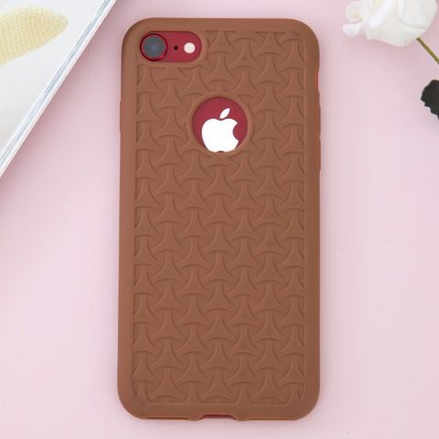 Ốp lưng iPhone 7 - iPhone 8 Nhựa dẻo Anti-Shock OSMIA Cà phê
