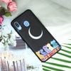 Ốp lưng Galaxy A30 Nhựa dẻo TPU PRINTING OSMIA CK190307 Trăng mèo Đen