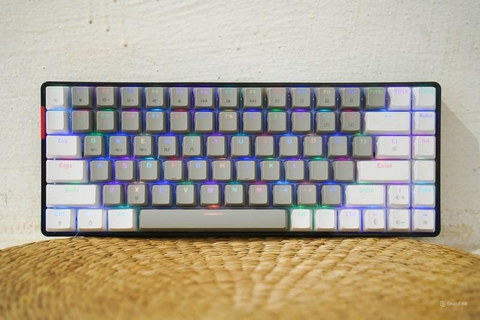 Bàn phím cơ E-DRA EK384 Triple Mode Wireless Alpha Blue switch