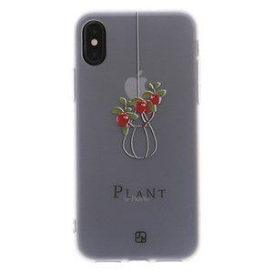 Ốp lưng iPhone X Nhựa dẻo Solid Printing JM JM171114 Giỏ táo Trắng