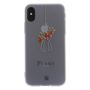 Ốp lưng iPhone X Nhựa dẻo Solid Printing JM JM171114 Giỏ táo Trắng