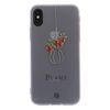 Ốp lưng iPhone X Nhựa dẻo Solid Printing JM JM171114 Giỏ táo Trắng