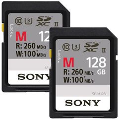  Sony Sf-M Series Uhs-Ii Sd Memory Card 128Gb 