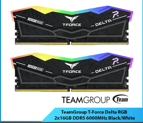 Ram Desktop TeamGroup T-Force Delta RGB 2x16GB DDR5 6000MHz