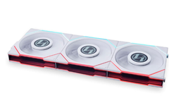  Fan LIAN LI TL120 LCD Triple pack White - 12TLLCD3W 