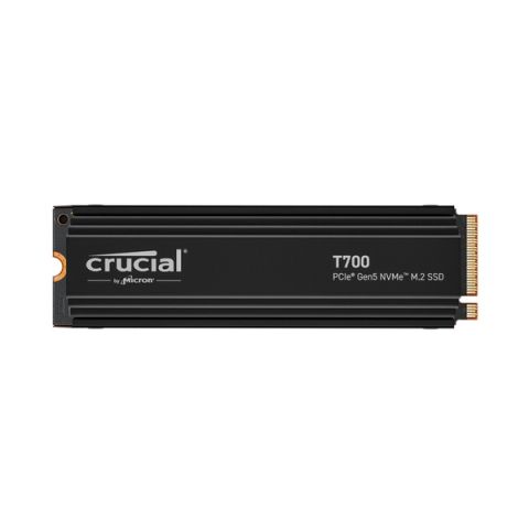 Ổ cứng SSD Crucial T700 4TB M.2 PCIe Gen5 x4 NVMe With Heatsink