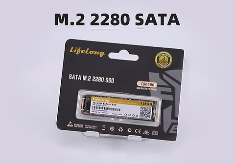 Lifelong 128GB M.2 NGFF 2280 SSD 6gb/s Interface Rate
