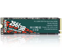  KOWIN PCIe Gen 3.0x4 NVMe1.4 M.2 2280 256GB 