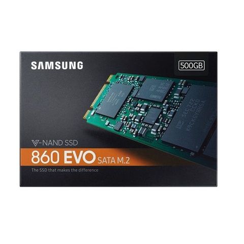 Ssd Samsung 860 Evo 500gb M2 2280 Sata Iii Mz-n6e500bw