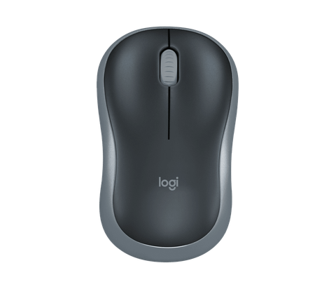 Chuột không dây Logitech M185 Wireless Black/Gray