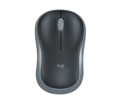  Chuột không dây Logitech M185 Wireless Black/Gray 