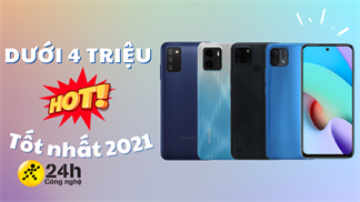 Khám phá TOP 5 điện thoại dưới 4 triệu tại TTBH, hội tụ những lựa chọn chất lượng ở phân khúc giá rẻ có màn hình lớn và pin trâu