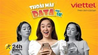 Có ngay 1GB Data tốc độ cao xài trong 24h chỉ với 5000 đồng, đăng ký và trải nghiệm gói cước cực xịn ngay thôi nào!