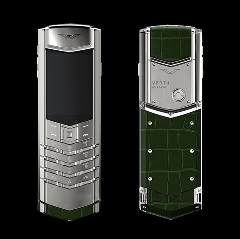 Vertu Signature Stainless Steel Handset Hunter Green