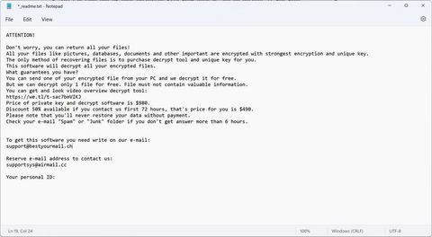 Phục hồi dữ liệu bị virus mã hóa, hacker tống tiền ZPAS