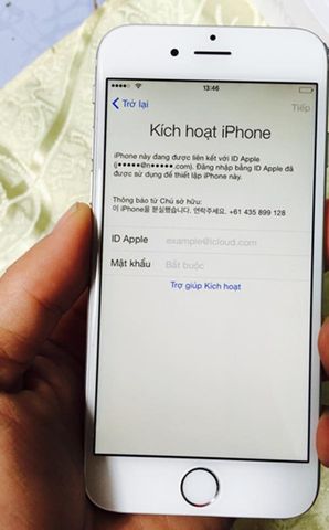 Mở khoá iCloud iPhone 8