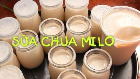 Cách làm sữa chua milo dẻo mịn, thơm ngon đơn giản tại nhà