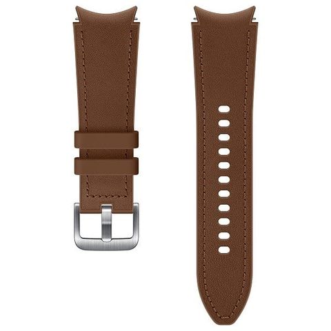 Dây da Hybrid đồng hồ Samsung Watch 4 Nâu