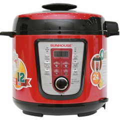  Nồi áp suất điện Sunhouse SHD 1767 Đỏ 