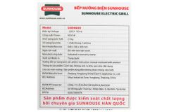  Bếp nướng điện Sunhouse SHD4600 