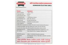  Bếp nướng điện Sunhouse SHD4600 