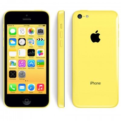 Sườn Và Nắp Lưng Iphone 5c, Chưa Khắc Imei ( Màu Vàng)