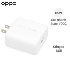  Adapter Sạc SuperVOOC 65W OPPO VCA7JAUH Trắng 