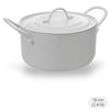 Nồi inox 3 đáy nắp inox 18 cm Delites NR003-18