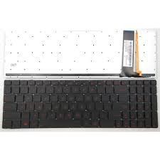 Bàn phím asus rog gl552 ,g550,g550jk,g550jx,gl550,g551 màu đen+ có đèn enter lớn