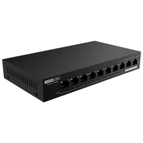 Thiết Bị Mạng Totolink Sw1008p - 8-ports 10/100mbps