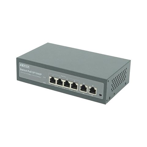 Switch 6 Cổng (2 Cổng Uplink)  Aptek Sf1042p