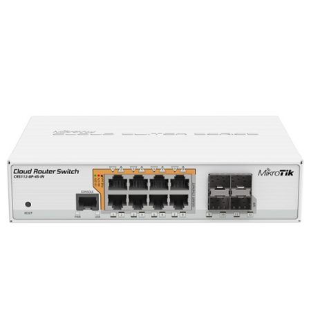Switch Poe Mikrotik Crs112-8p-4s-in