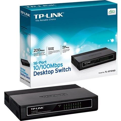 Switch Tp-link Tl-sf1016d - 16 Port 10/100mbps