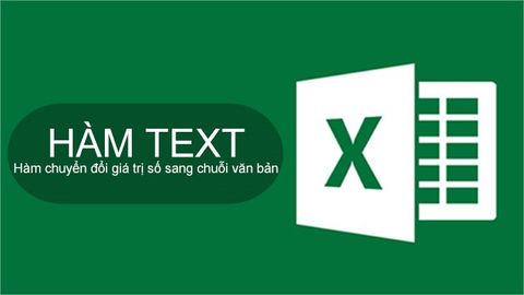 Cách sử dụng hàm TEXT chuyển dữ liệu thành dạng văn bản trong Excel chi tiết có ví dụ minh họa dễ hiểu