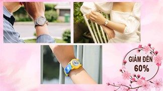 Xem một bài viết sắm đồng hồ cho cả gia đình diện Tết, đã vậy còn đang giảm sốc lên đến 60%, nhanh tay rước ngay